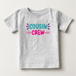 T-shirt Pour Bébé Équipe de Cute Cousin