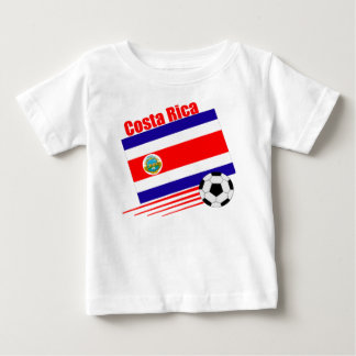 T-shirt Pour Bébé Équipe de football du Costa Rica