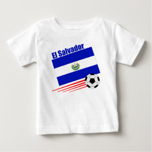 T-shirt Pour Bébé Équipe de football du Salvador