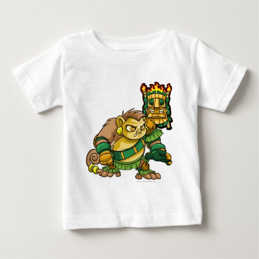 T-shirt Pour Bébé Équipe de Mystery Island Capitaine 1 (Devant)