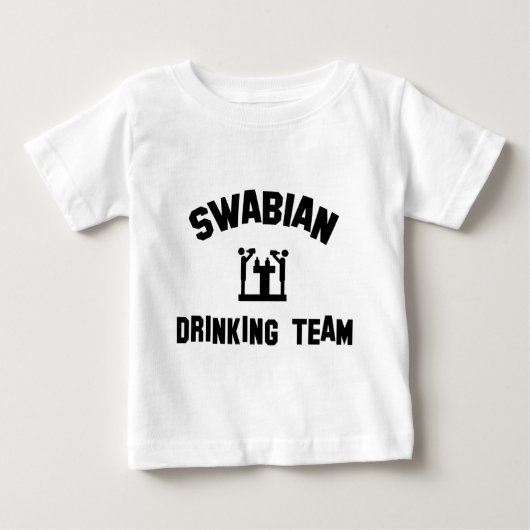 T-shirt Pour Bébé Équipe de Suède de boisson (Devant)