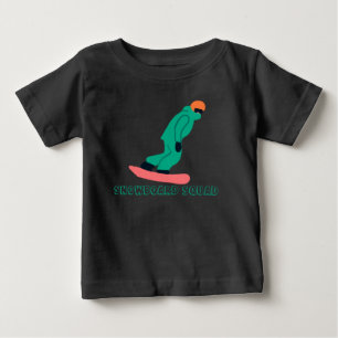 T-shirt Pour Bébé Équipe Freeride Snowboard Snowboard