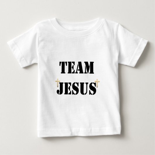 T-shirt Pour Bébé Équipe Jésus (Devant)