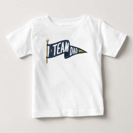 T-shirt Pour Bébé Équipe Papa Strong Dads Équipe Père Papa Équipe (Devant)