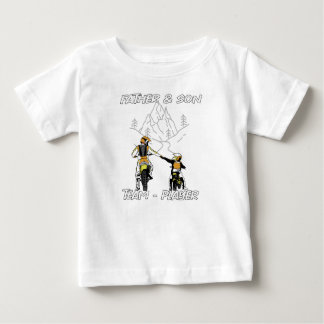T-shirt Pour Bébé Équipe Vater und Sohn Spieler