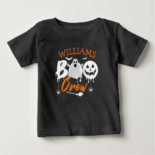 T-shirt Pour Bébé Équipement Boot Personnalisé, Halloween Familial C