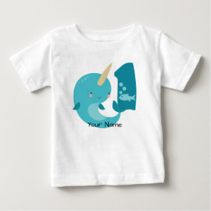 T-shirt Pour Bébé Ęr anniversaire de Narwhal