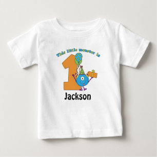 T-shirt Pour Bébé Ęr anniversaire de petits enfants de monstre