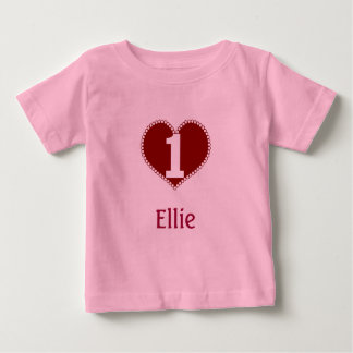 T-shirt Pour Bébé Ęr anniversaire de Valentine