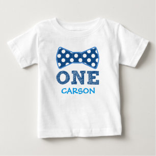 T-shirt Pour Bébé ęr anniversaire - nom fait sur commande - cravate