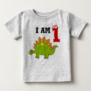 T-shirt Pour Bébé ęr cadeau de fête d'anniversaire, stegosaurus de