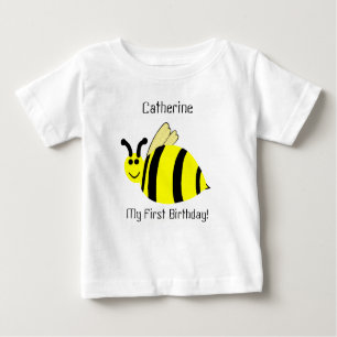 T-shirt Pour Bébé ęr Le jaune d'anniversaire gaffent la chemise des