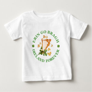 T-shirt Pour Bébé Erin vont Bragh - l'Irlande pour toujours