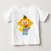 T-shirt Pour Bébé Ernie Baby Face et Duckie (Devant)