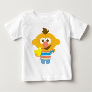 T-shirt Pour Bébé Ernie Baby Face et Duckie