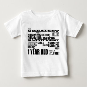 T-shirt Pour Bébé Ęrs anniversaires modernes frais : Plus grand de 1