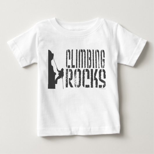 T-shirt Pour Bébé Escalade rock (Devant)