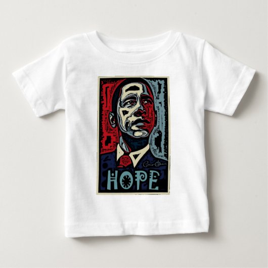 T-shirt Pour Bébé Espoir 2 d'Obama (Devant)