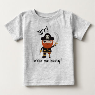 T-shirt Pour Bébé Essuie-moi Booty ! drôles de rameper bébé