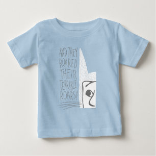 T-shirt Pour Bébé Et ils rugirent de terribles rugissements!