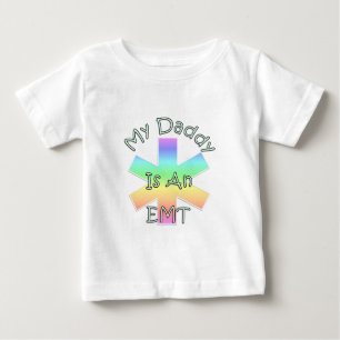 T-shirt Pour Bébé Et mon papa est un EMT