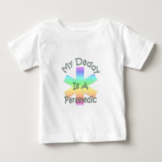 T-shirt Pour Bébé Et mon papa est un infirmier (Devant)
