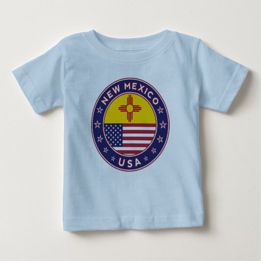 T-shirt Pour Bébé État du Nouveau-Mexique (Devant)