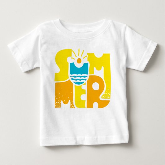 T-shirt Pour Bébé Été 2 (Devant)