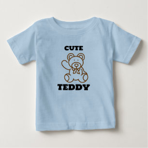 T-shirt Pour Bébé Été Mignonne Ours Teddy Kids