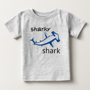 T-shirt Pour Bébé Été Sharky Shark