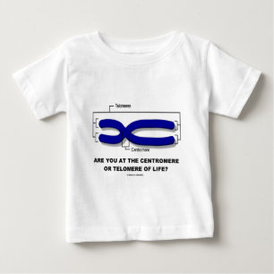 T-shirt Pour Bébé Êtes-vous au centromère ou au télomère de la v