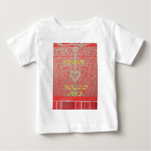T-shirt Pour Bébé Étincelle et brillance : Coeur de Parties scintill