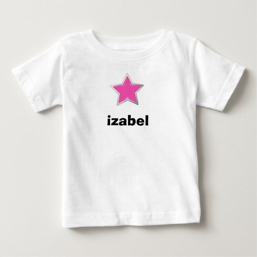 T-shirt Pour Bébé étoile (Devant)