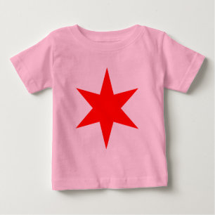 T-shirt Pour Bébé Étoile à 6 pointes de Chicago