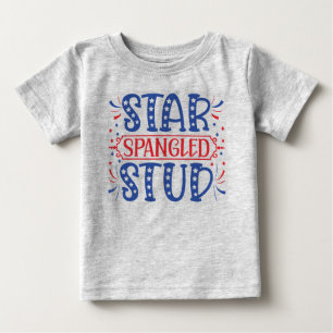 T-shirt Pour Bébé Étoile Écrasée