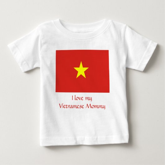 T-shirt Pour Bébé étoile vietnamienne (Devant)
