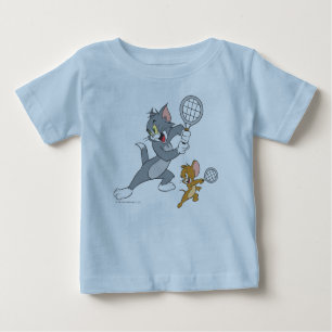 T-shirt Pour Bébé Étoiles de tennis Tom et Jerry 1