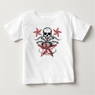 T-shirt Pour Bébé Étoiles et crâne K