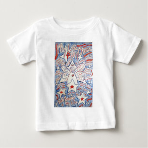 T-shirt Pour Bébé Étoiles et rayures Angel