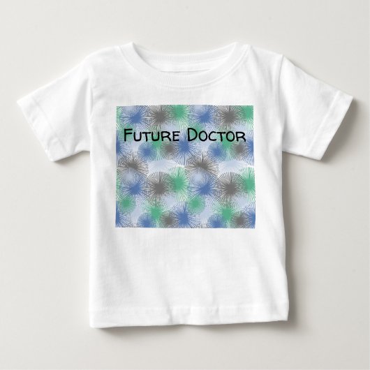 T-shirt Pour Bébé Étoiles glauques (Devant)