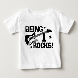 T-shirt Pour Bébé Être 1 Rocks