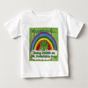 T-shirt Pour Bébé Être Irlandais le jour de la Saint-Patrick
