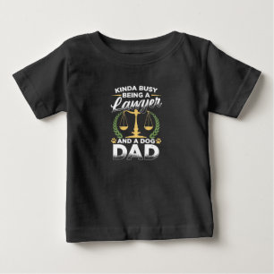 T-shirt Pour Bébé Être Un Avocat Et Un Papa De Chien