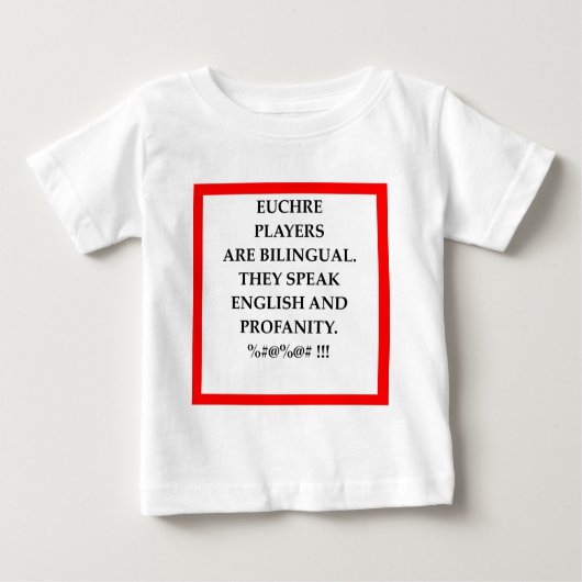 T-SHIRT POUR BÉBÉ EUCHRE (Devant)