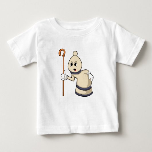 T-shirt Pour Bébé Évêque aux échecs (Devant)