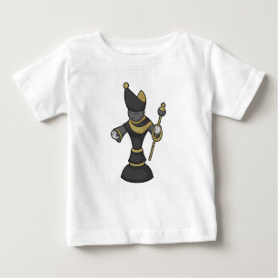 T-shirt Pour Bébé Évêque Échecs Équipe Échecs