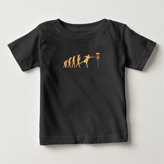 T-shirt Pour Bébé Évolution du disque (Devant)