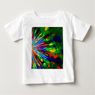 T-shirt Pour Bébé Explosion arc-en-ciel