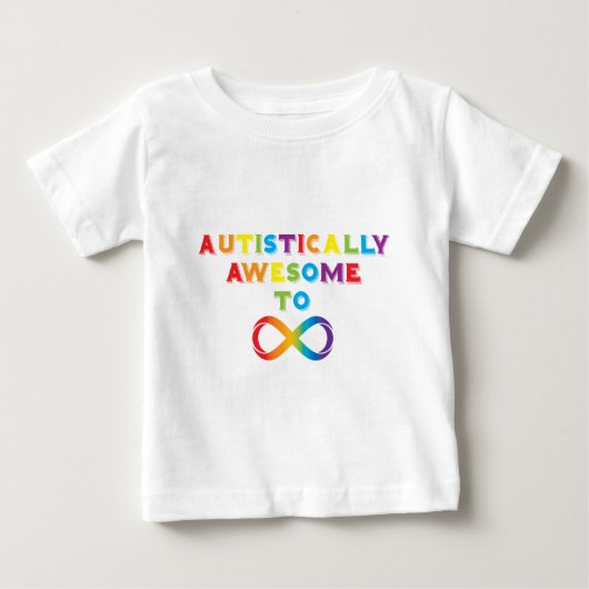 T-shirt Pour Bébé Extrêmement Intéressant À L'Infinité (Devant)