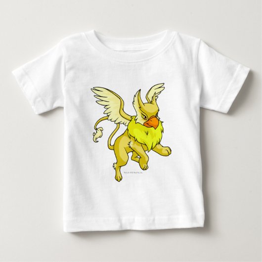 T-shirt Pour Bébé Eyrie jaune (Devant)